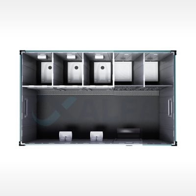 KWD5 240×500 Wc-Duş Konteyner kat planı