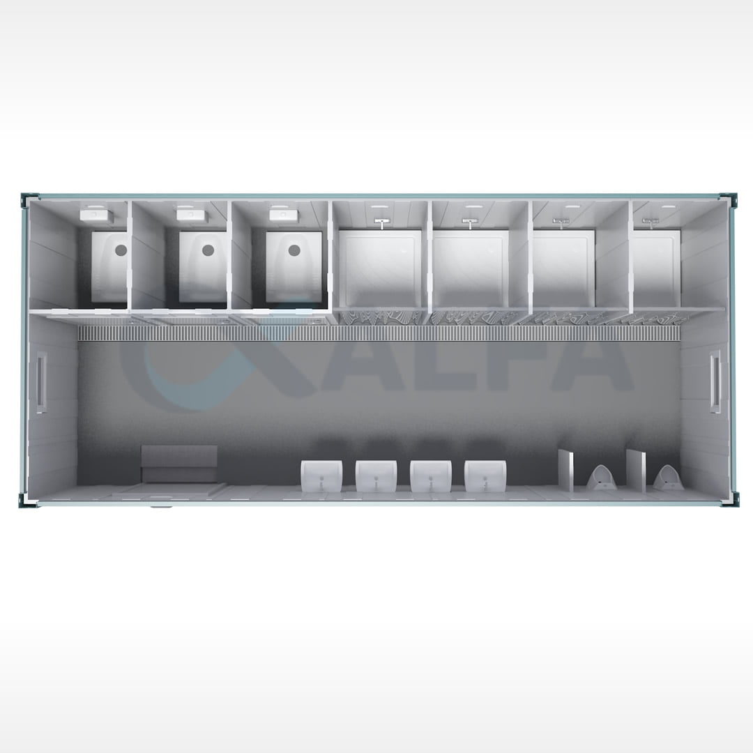 300x700 Wc Duş Konteyner Fiyatları