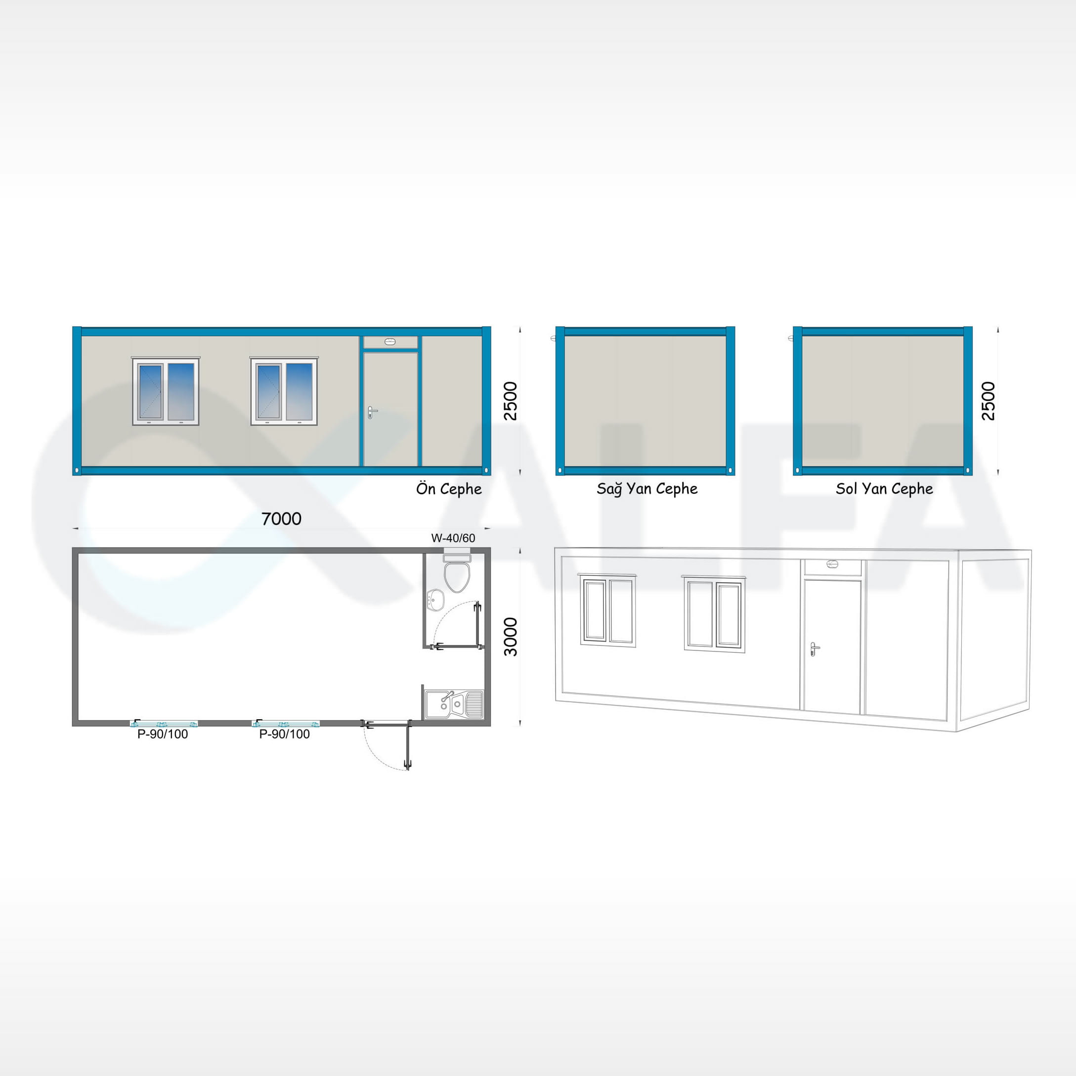 kl 204 Konteyner Fiyatları Planları