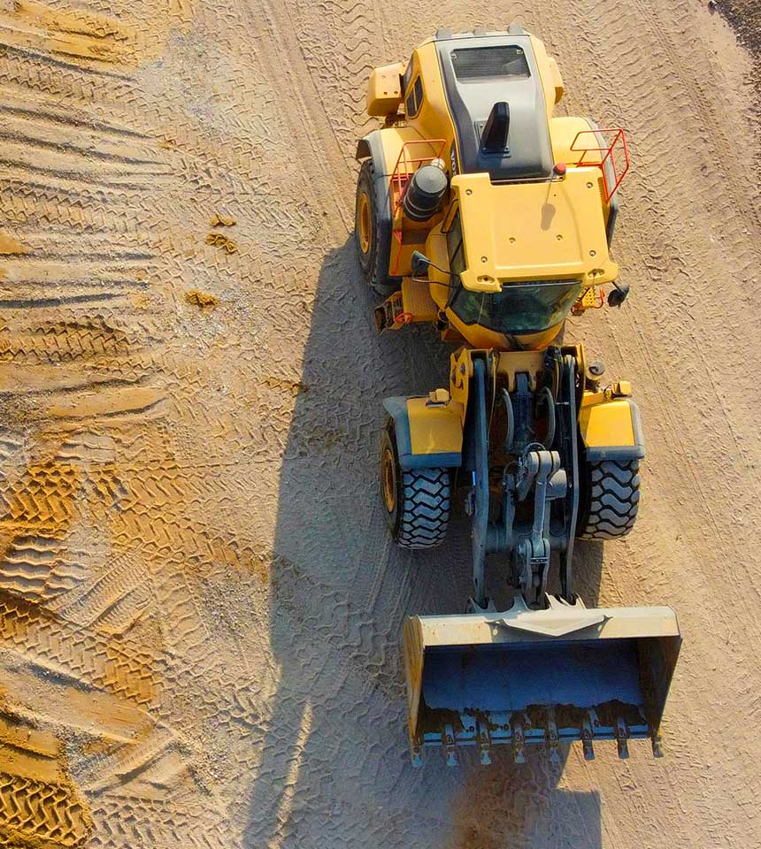 Services 4 Excavator at Construction Site